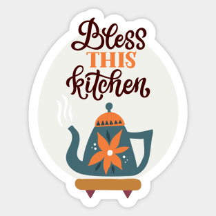 Bless This Kitchen Sticker